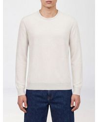 Fay - Basic Cotton And Silk Pullover - Lyst