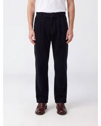 A.P.C. - Ricky Wide-Leg Cotton Trousers With Pleats And Mid-Rise Waist - Lyst