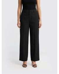 Balenciaga - Wool Wide Leg Trousers - Lyst