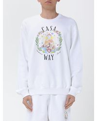 CASABLANCA - Home Way Printed Cotton Sweatshirt - Lyst