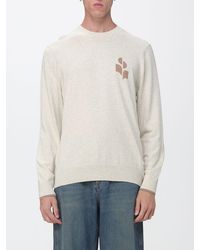 Isabel Marant - Jacquard-Logo Cotton And Wool-Blend Jumper - Lyst
