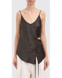 Andrea Ya'aqov - Viscose Cut-Out Top - Lyst