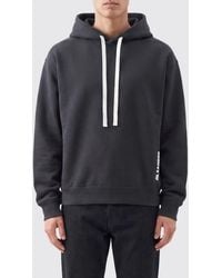 Jil Sander - Relaxed Fit Cotton Hoodie With Dropped Shoulders - Lyst
