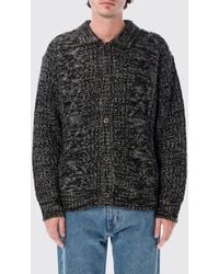 Obey - Long-Sleeve Wool-Blend Button-Up Polo Jumper - Lyst