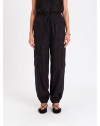 Twinset - Linen Cargo Trousers - Lyst
