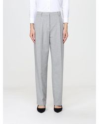 Liviana Conti - Slim Fit Straight-Leg Wool And Cashmere Blend Trousers High-Waisted - Lyst