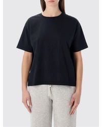 American Vintage - Short-Sleeve Cotton T-Shirt With Dropped Shoulders - Lyst