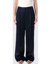 Anine Bing - Viscose Wide Leg Trousers - Lyst