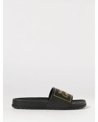 Versace Jeans Couture - Glitter Logo Rubber Sliders - Lyst