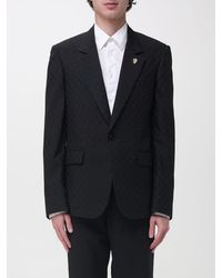 Gucci - Single Breasted Wool Blend Blazer - Lyst