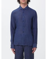 120% Lino - Linen Shirt - Lyst