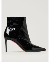 Christian Louboutin - Sporty Kate Patent Leather Ankle Boots - Lyst