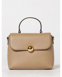 Furla - Moonlight Cowhide Leather Handbag By With Flap Closure - Lyst
