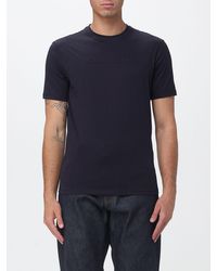 ARMANI EXCHANGE - Cotton Crew Neck T-Shirt With Logo - Lyst