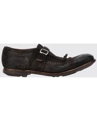 Church's - Shangai Suede Monk Strap Shoes With Vintage Effect - Lyst