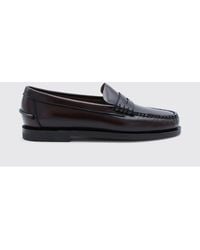 Sebago - Classic Dan Brushed Leather Loafers - Lyst