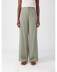 Alysi - High-Waisted Wide Leg Trousers - Lyst