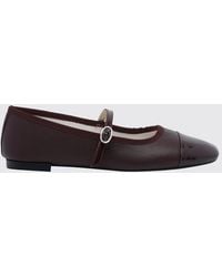 Repetto - Georgiana Calf Leather Mary Jane Flats With Patent Toe - Lyst