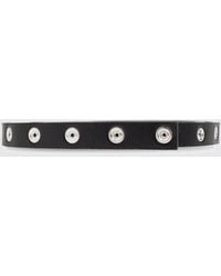 The Attico - Calfskin Belt With Studs - Lyst