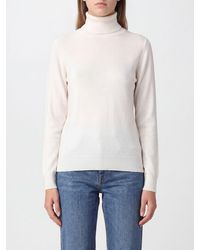 P.A.R.O.S.H. - Long-Sleeved Pure Cashmere Turtleneck Sweater P.A.R.O.S.H. With Ribbed Trims - Lyst