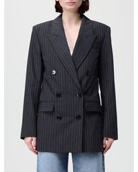 Isabel Marant - Pinstriped Double-Breasted Blazer - Lyst