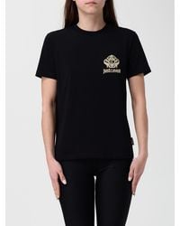 Just Cavalli - Cotton T-Shirts With Logo - Lyst