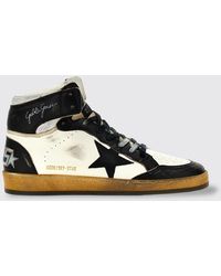 Golden Goose - Sky Star Sneakers Bianco/Nero - Lyst