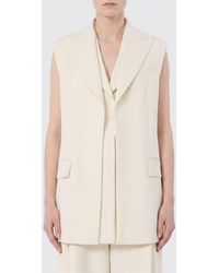 Sportmax - Campale Stretch Crepe Vest - Lyst
