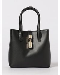 Furla - Goccia Grained Leather Bag - Lyst