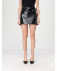 Courreges - Courr&Egrave	Ges Patent Leather Mini Skirt - Lyst