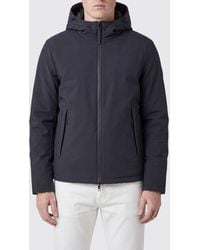 People Of Shibuya - Padded Hooded Windbreaker Jacket With Zip Pockets - Lyst