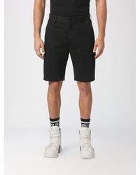 Philipp Plein - Knee-Length Cotton Cargo Shorts With Multiple Pockets - Lyst
