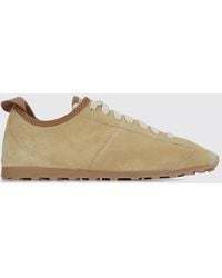 Jacquemus - Les Tennis Low-Top Leather And Suede Sneakers With Notched Sole - Lyst