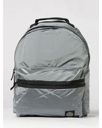 Stone Island - Nylon Backpack With Adjustable Shoulder Straps And Compass Logo Patch - Lyst