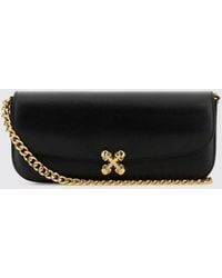 McQueen - Skull Flower Leather Bag - Lyst
