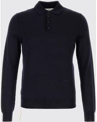 Fendi - Polo De Punto De Manga Larga En Pura Lana Virgen - Lyst