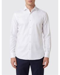 Brunello Cucinelli - Cotton French Collar Slim Fit Shirt - Lyst