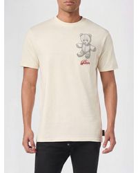 Philipp Plein - Cotton T-Shirt With Teddy Bear Print And Rear Logo - Lyst