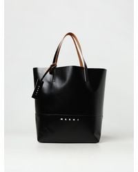 Marni - Tribeca Tasche Aus Beschichtetem Stoff - Lyst