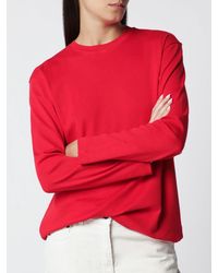 Flore Flore - Long-Sleeve Cotton T-Shirt With A Crew Neck And Regular Fit - Lyst