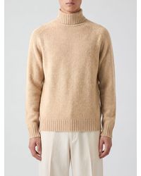 Howlin' - Pure Wool Colour-Block Turtleneck Jumper - Lyst