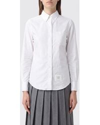 Thom Browne - Slim Fit Cotton Poplin Button-Down Collar Shirt - Lyst