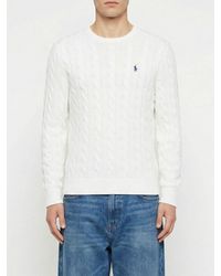Polo Ralph Lauren - Cotton Tricot Crewneck Pullover - Lyst