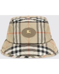 Burberry - Check Nylon Bucket Hat - Lyst