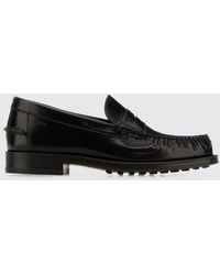 Tod's - Brushed Leather Loafers - Lyst