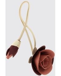 Furla - Bicolour Leather Flower-Shaped Keychain - Lyst