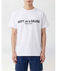 GALLERY DEPT. - Logo Print Cotton T-Shirt With Dropped Shoulders - Lyst