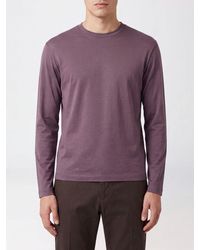 Herno - Long-Sleeve Crewneck T-Shirt - Lyst