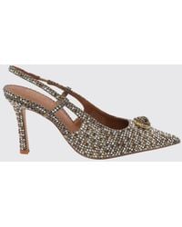 Kurt Geiger - Chelsea All Over Rhinestone Viscose Slingbacks - Lyst