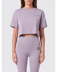 Philipp Plein - Crop Cotton T-Shirt - Lyst
